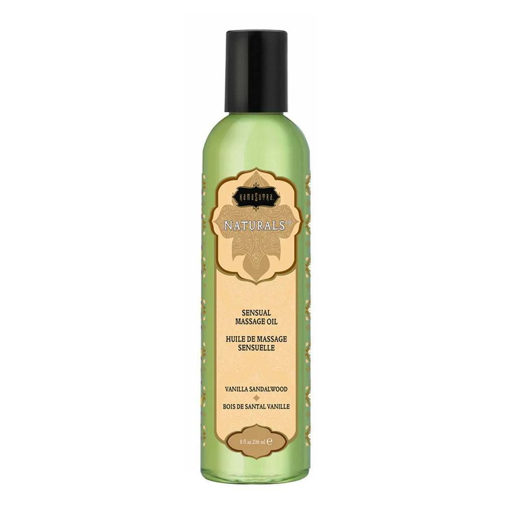Kama Sutra Naturals Massage Oil, Scented Body Oil From Soy, Grape Seed & Almond, Massage Oils