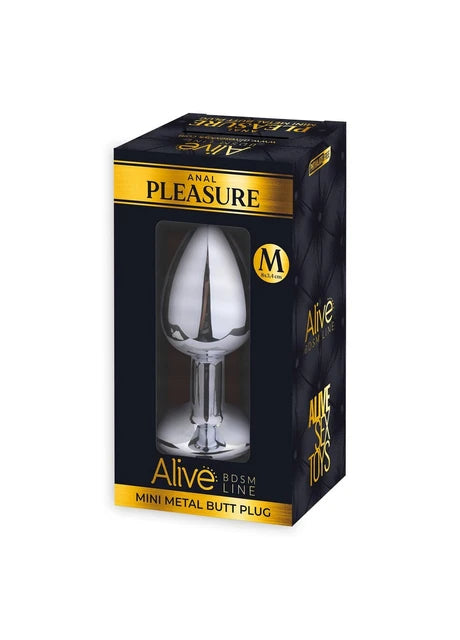 ANAL PLEASURE-ALIVE MINI METAL BUTT PLUG