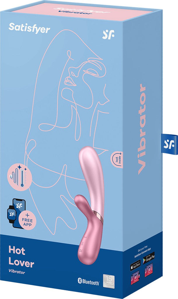 Satisfyer Hot Lover Connect App Pink/Dark Pink - Heat Vibrator