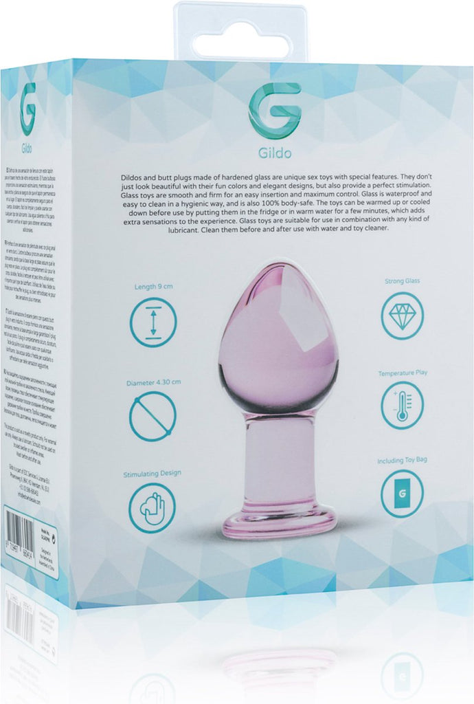 Gildo - Glazen Buttplug No. 27 - Sex Toys voor Mannen en Vrouwen - Transparant | bol