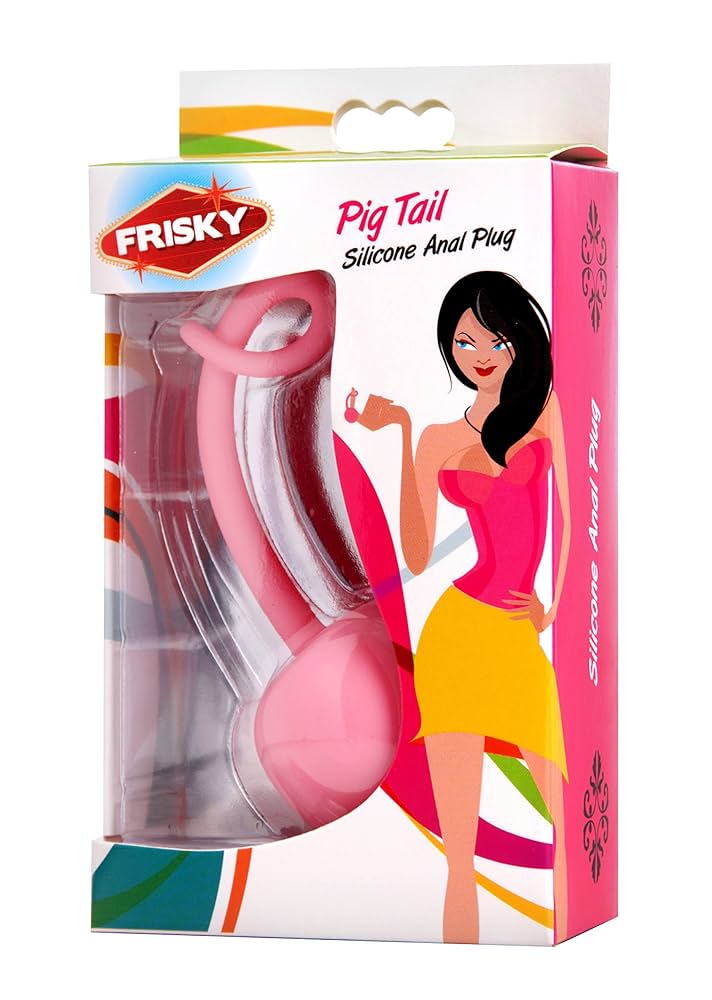 PIG TAIL -SILICONE ANAL PLUG