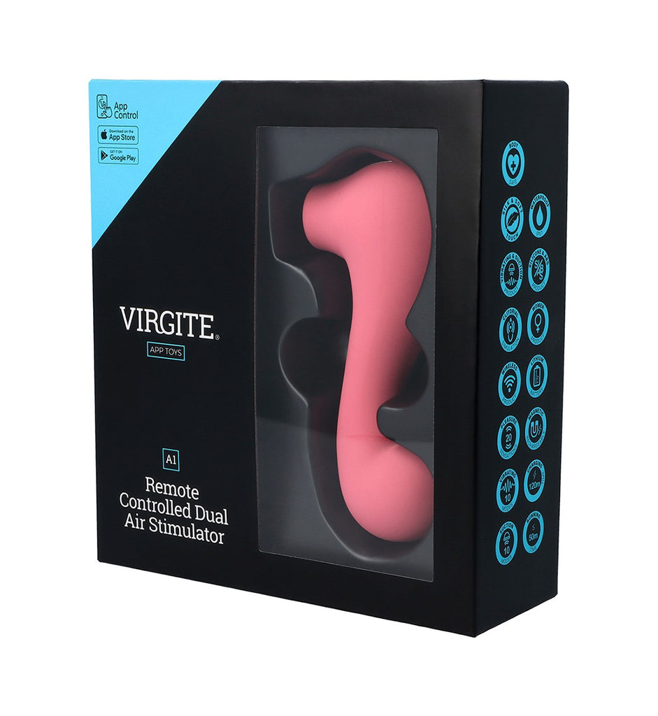 A1 REMOTE CONTROLLED DUAL AIR STIMULATOR - Virgite