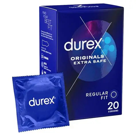 Durex Originals Extra Safe Standard 20 Condoms (Maxi Pack)