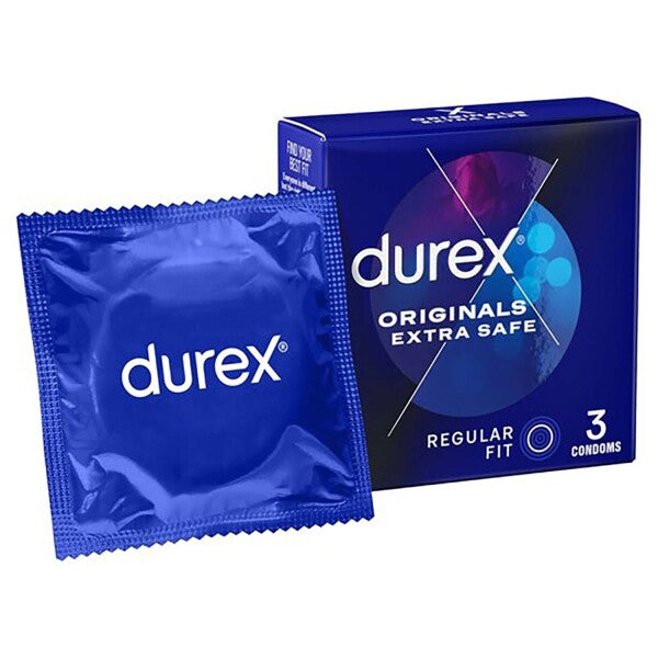 Durex Originals Extra Safe Standard 3 Condoms