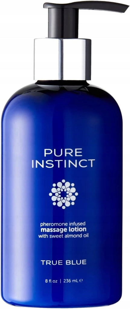 Pure Instinct Pheromone Massage Lotion True Blue 8oz