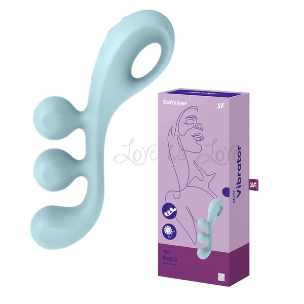 Satisfyer Tri Ball 2 Multi Vibrator - Blue