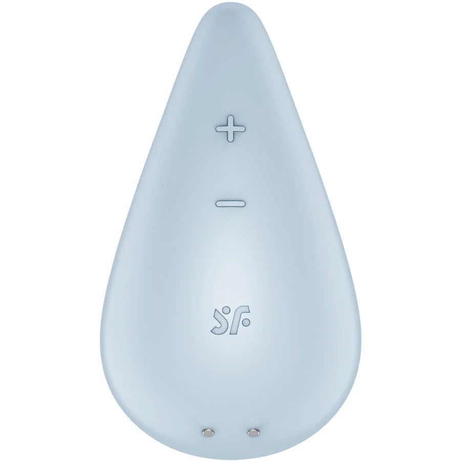 SATISFYER – DEW DROP VIBRATOR LAY-ON BLUE