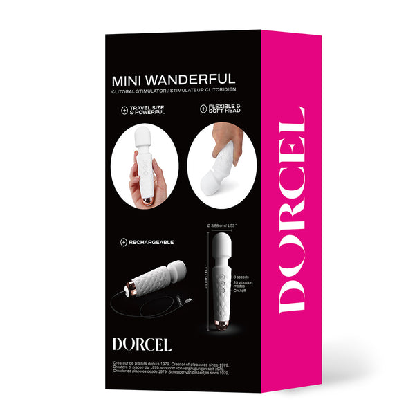 Dorcel – Mini Wanderful Wand (White/Rose Gold)