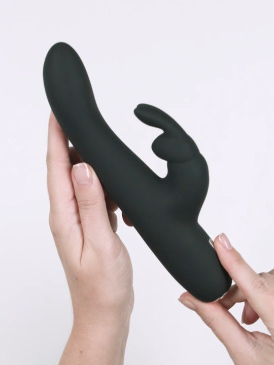Fifty Shades of Grey Greedy Girl Rechargeable Mini Rabbit Vibrator Black