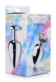 BOOTY SPARKS-RAINBOW PRISM GEM LARGE ANAL PLUG