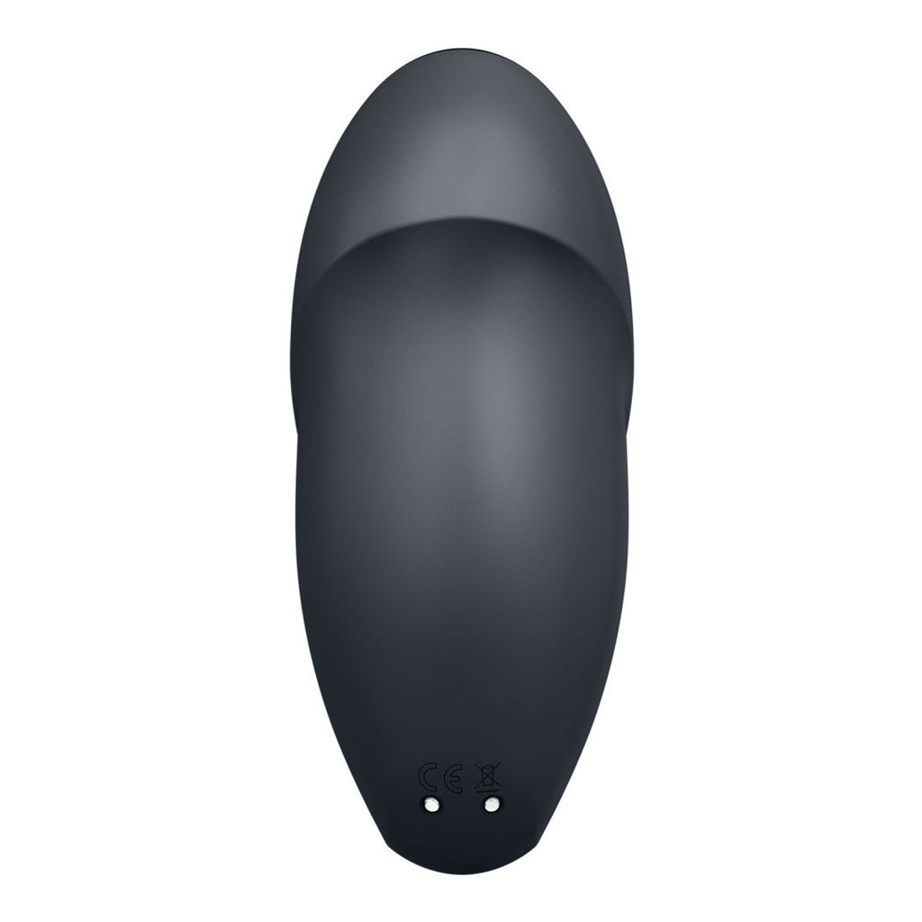 SATISFYER - TAP & CLIMAX 1 LAY-ON VIBRATOR BLACK
