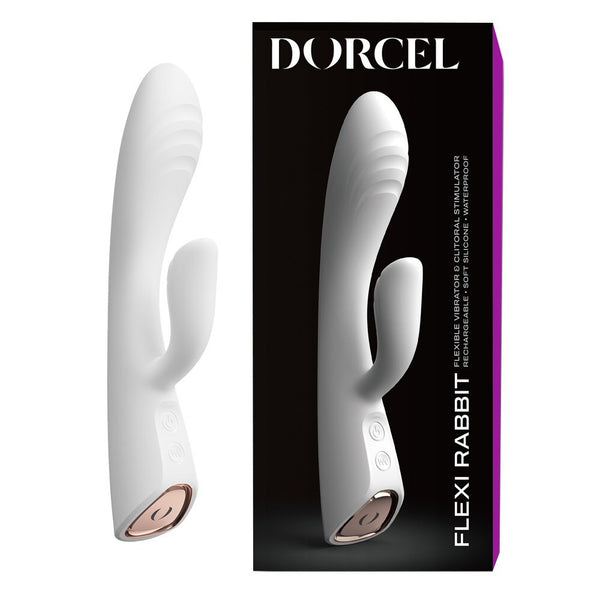 Dorcel - Flexi Rabbit - Heating Rabbit Vibrator - White