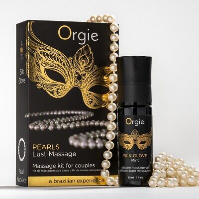 Orgie Pearls Lust Massage Kit for Couple * Intimate Sensual Massage 30ml/1 fl.oz