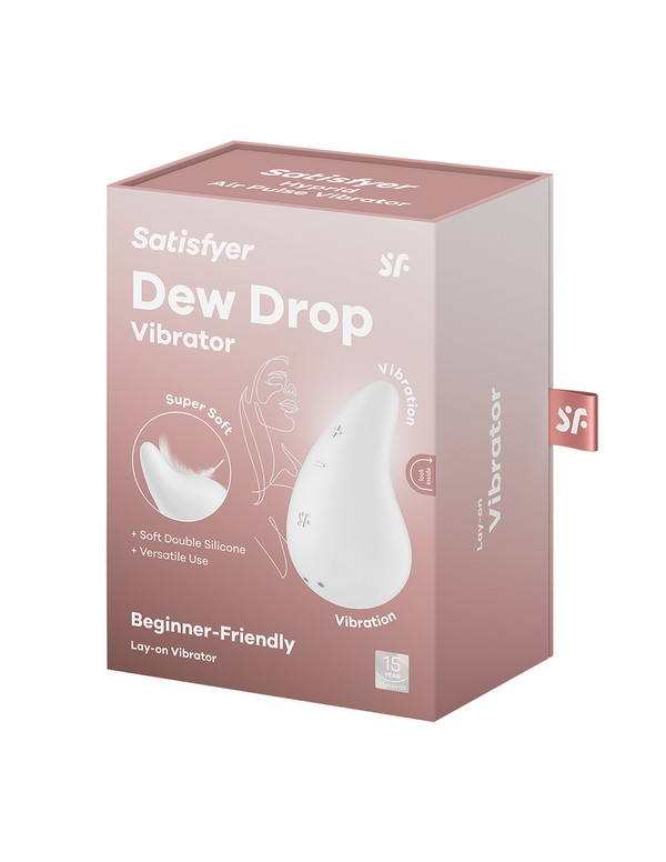 Satisfyer Dew Drop Lay-on Vibrator White